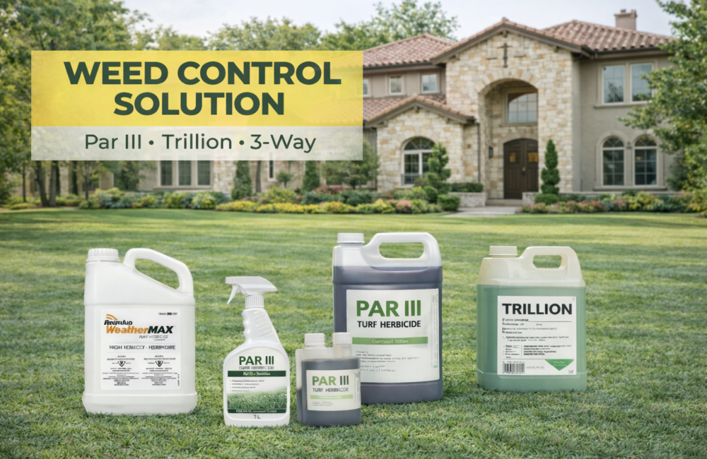 Comparative analysis of Lawn Herbicides PAR III®, Trillion, and Threeway